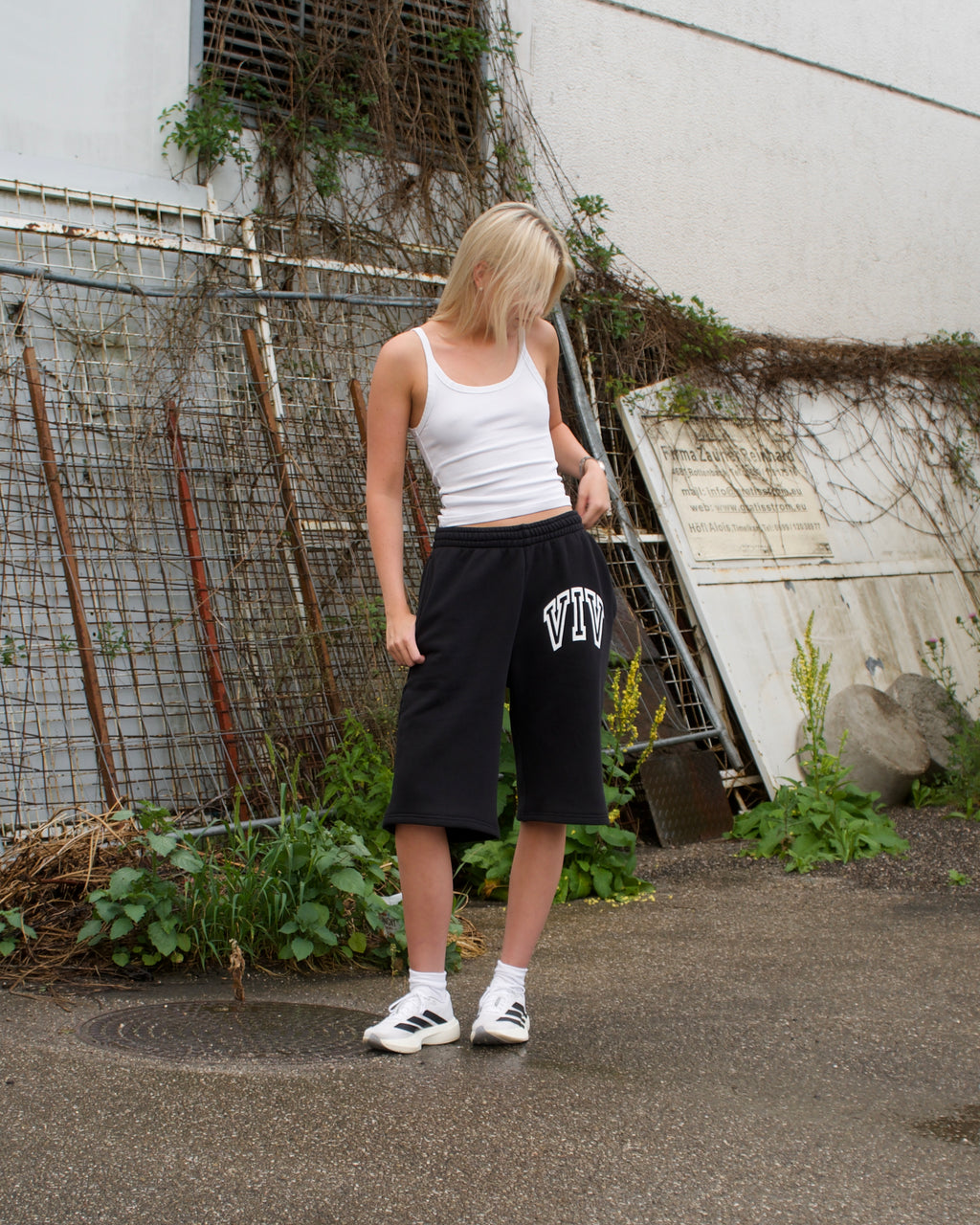 Our Summer Short worn by our female Model